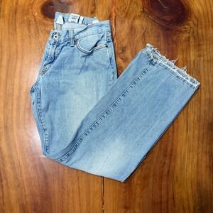 Vintage Y2K Lucky Brand Denim Jeans 6 28 Low Rise Light Wash Wide leg B3-9